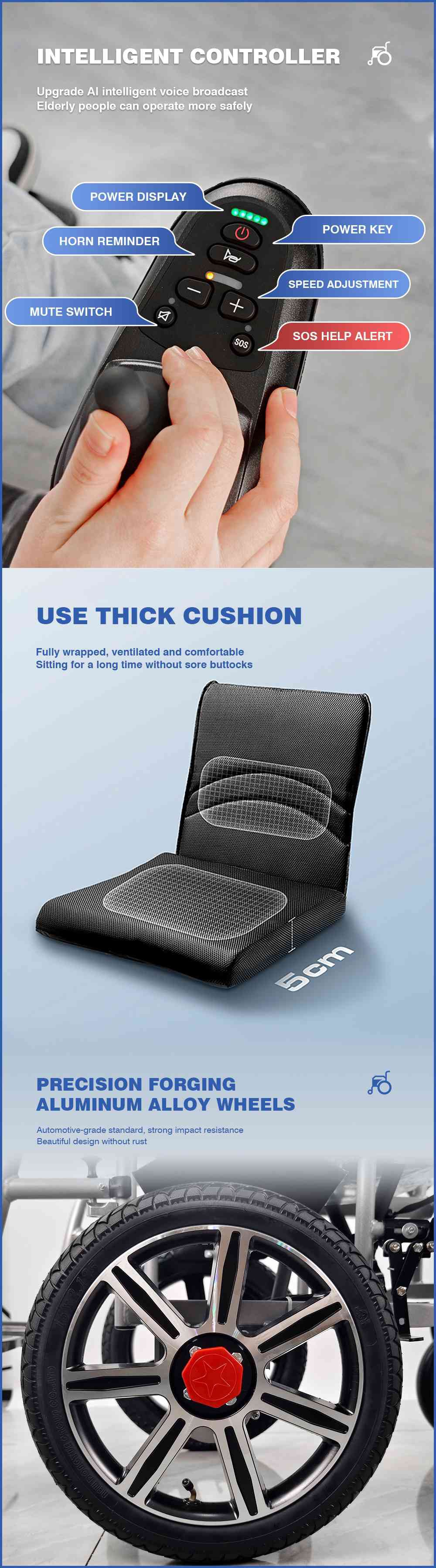 Obstacle driven wheelchair use Obstacle driven wheelchair use